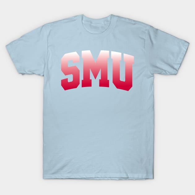 SMU Ombre Logo T-Shirt by one-broke-kid